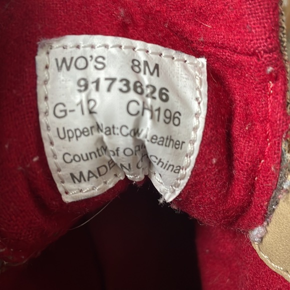 Sperry Topsider Hikerfish Linen Leopard Boots GUC - Picture 12 of 16